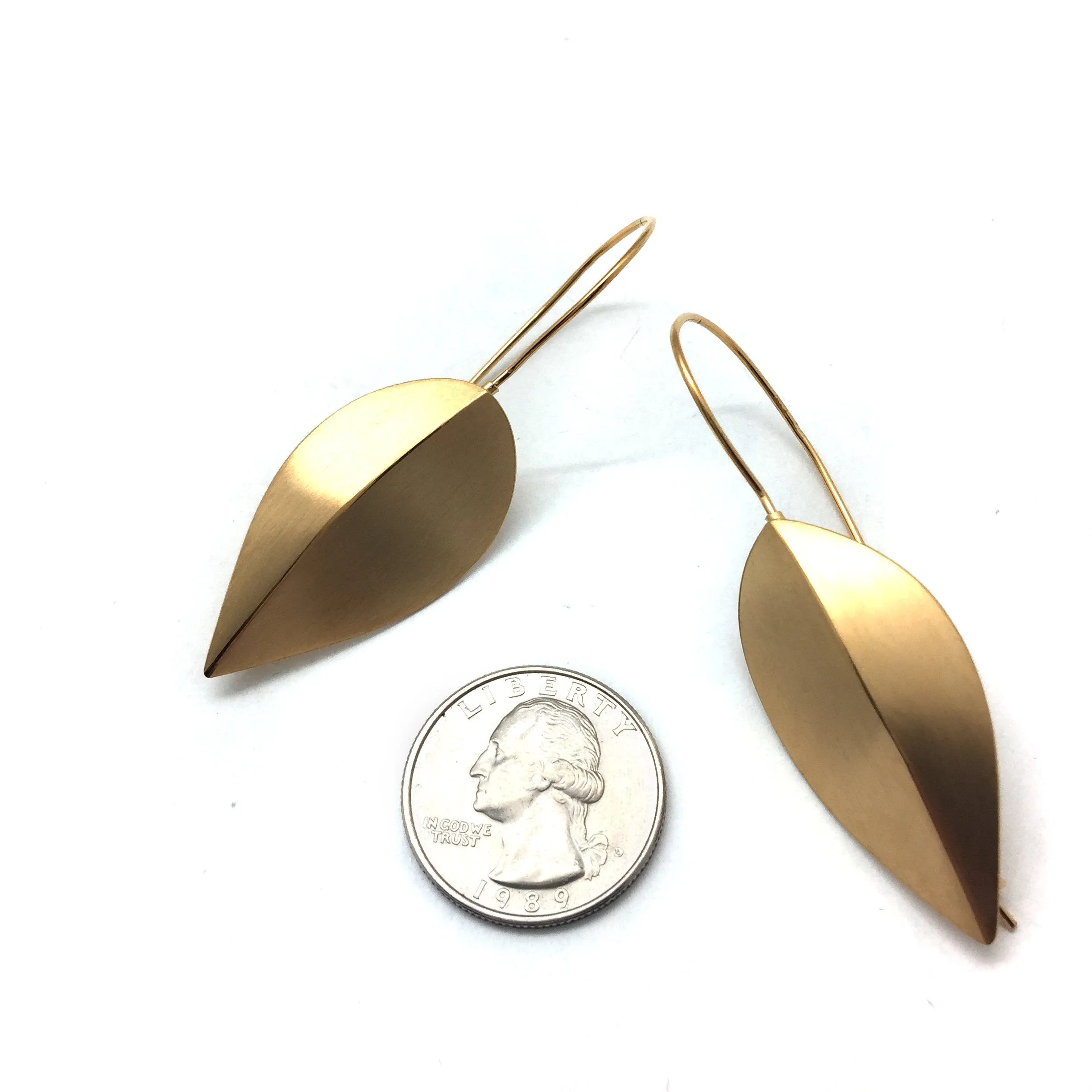 Golden Leaf Earrings