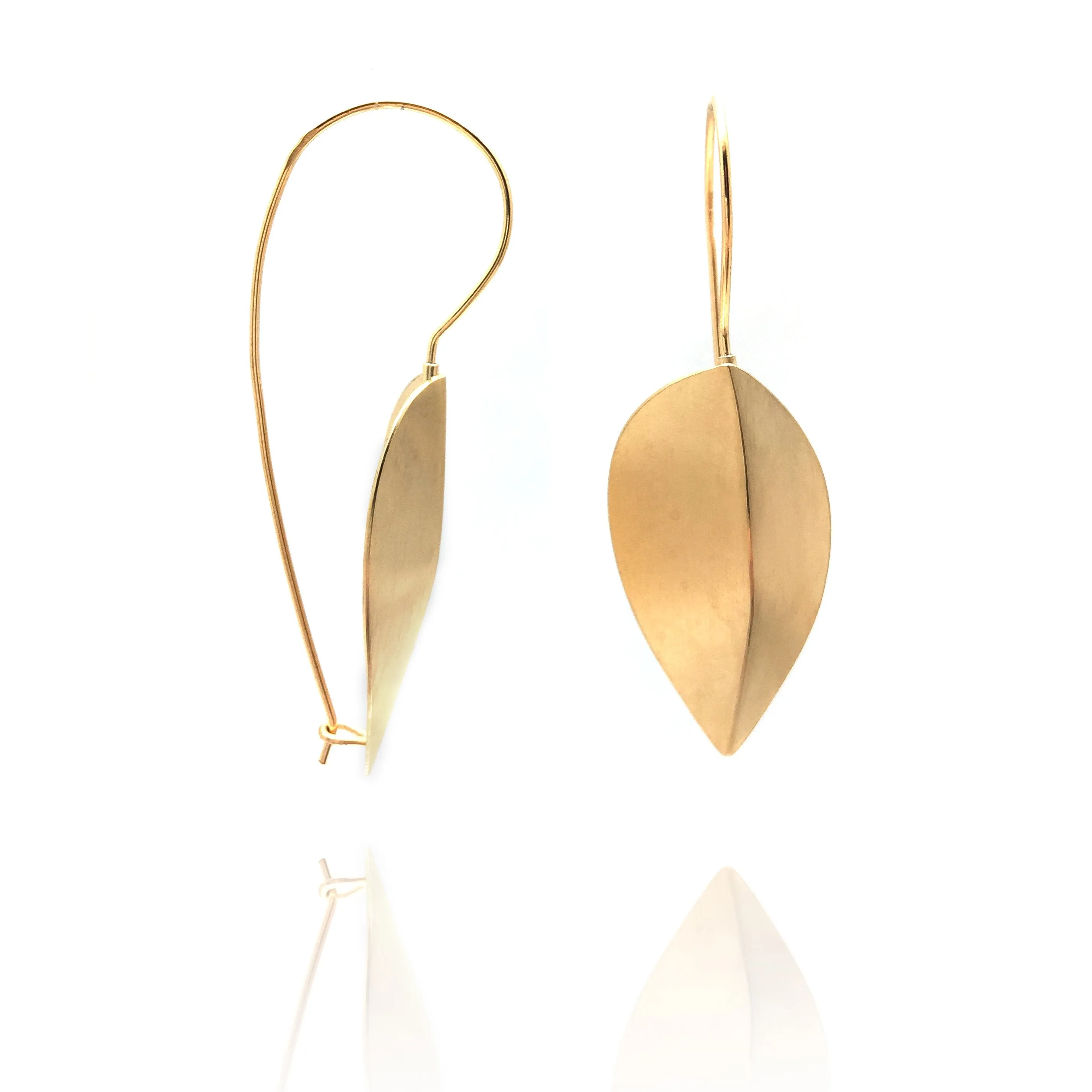 Golden Leaf Earrings