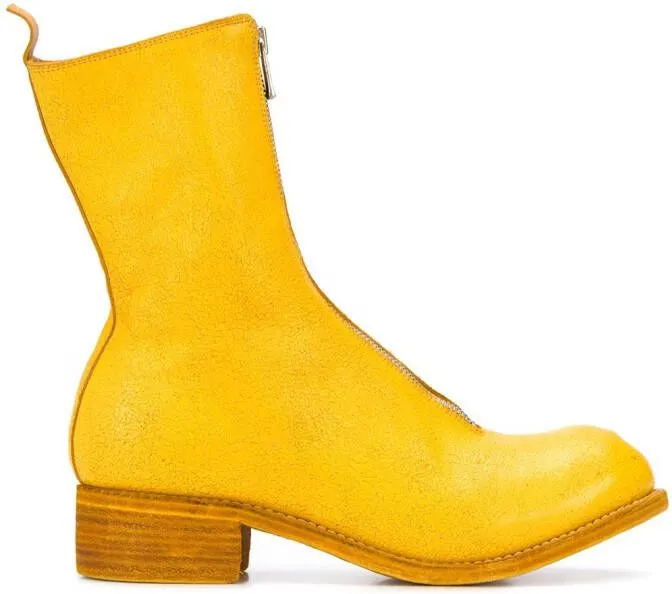 Guidi high ankle boots Yellow