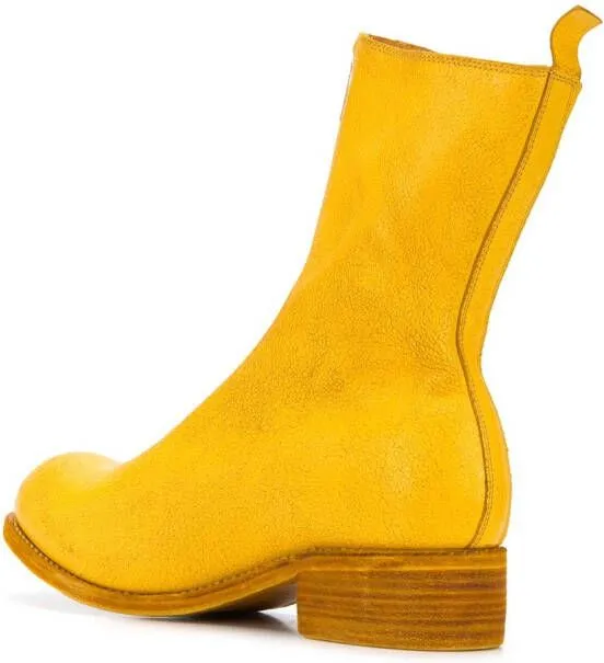 Guidi high ankle boots Yellow