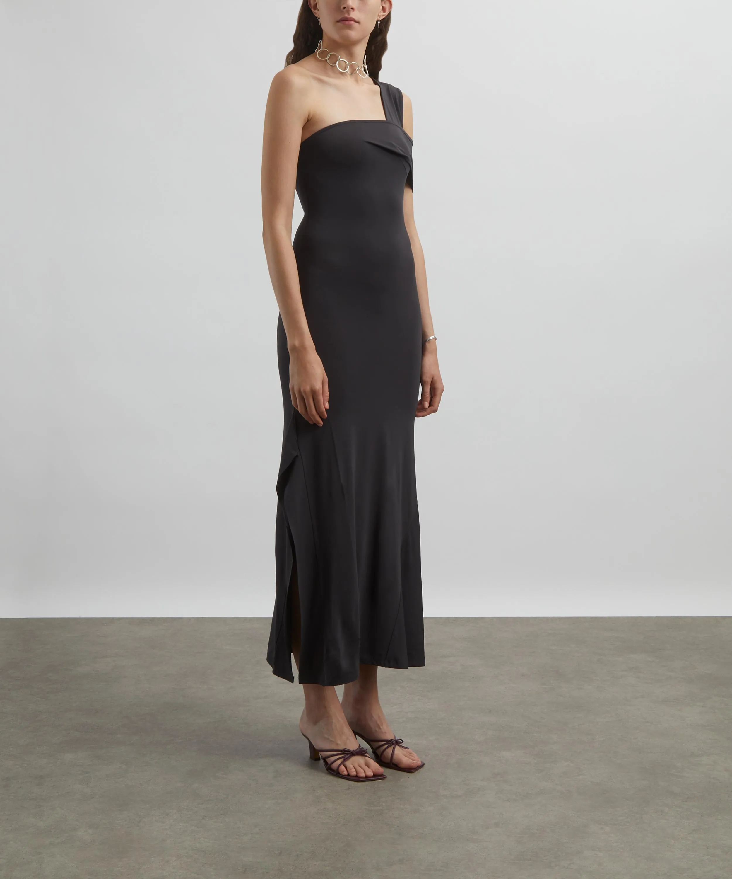 Howa Asymmetric Maxi Dress