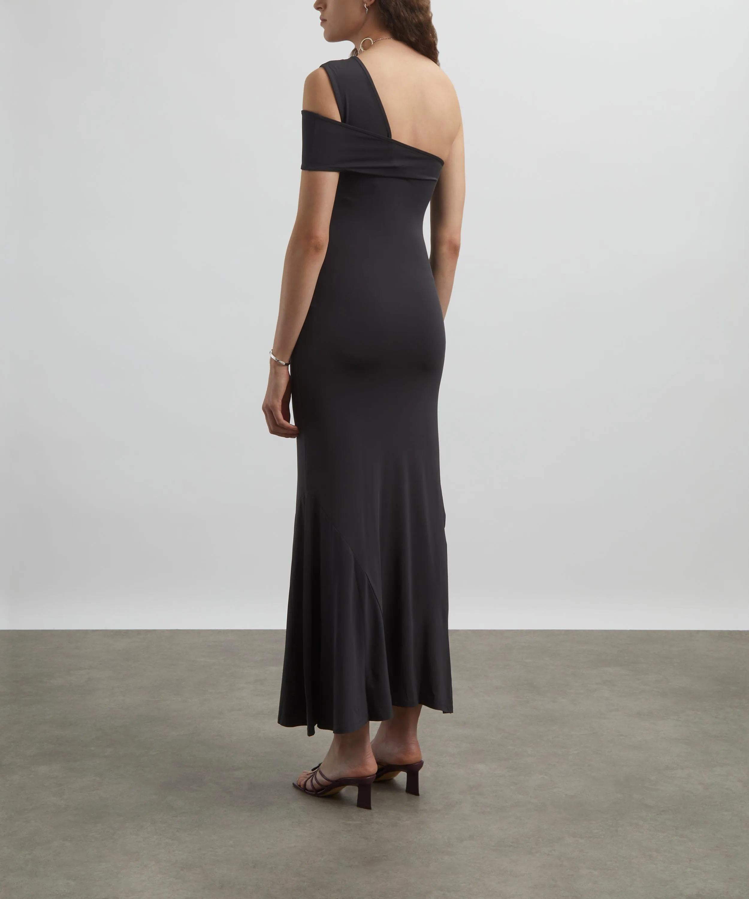 Howa Asymmetric Maxi Dress