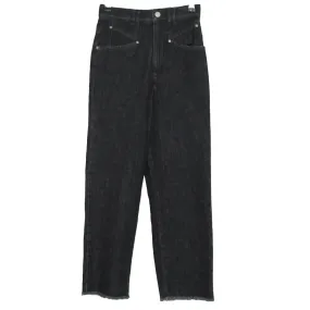 Isabel Marant Brand New 295 Black Dilali Crop Jeans XXS/XS