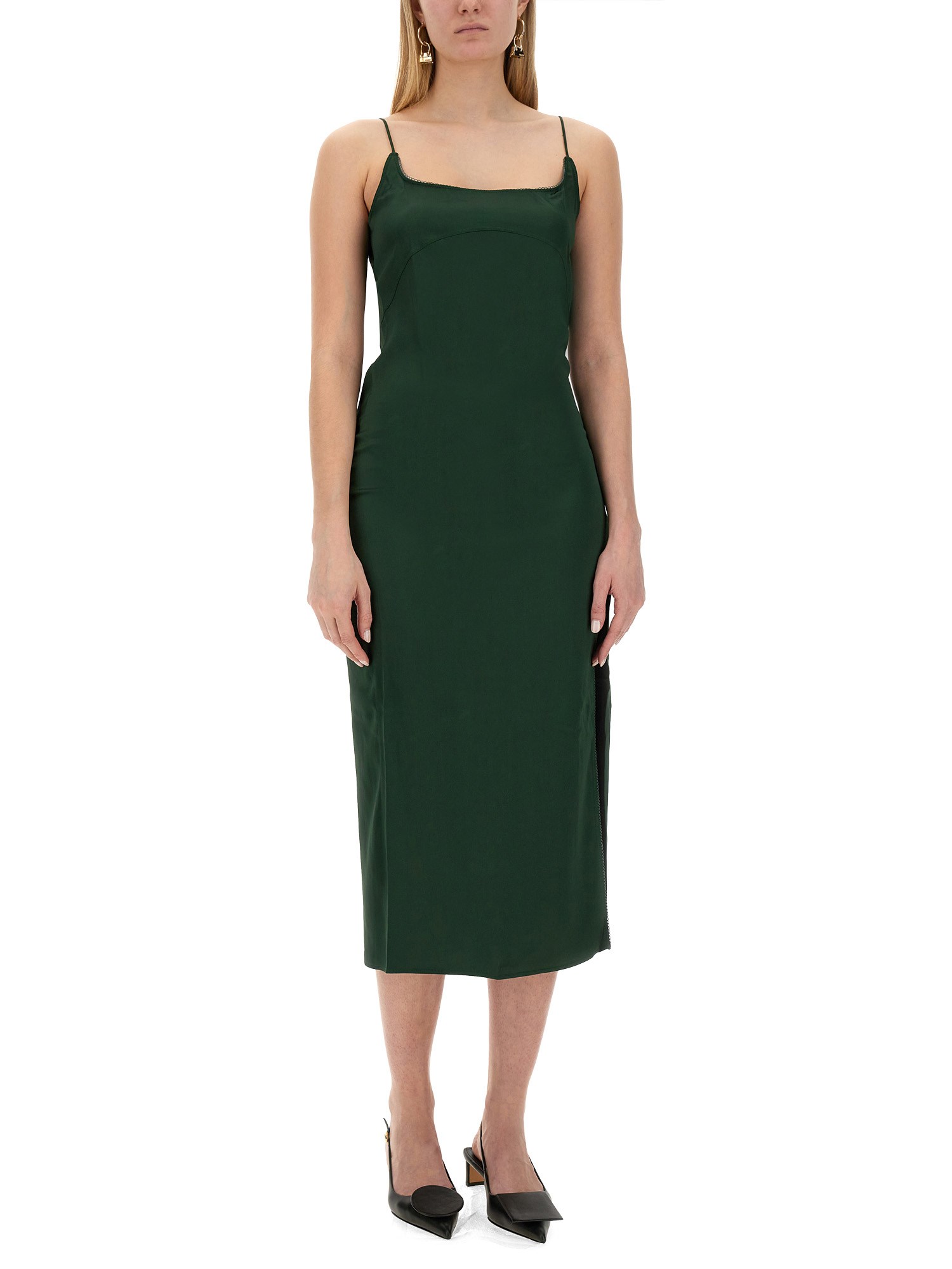 JACQUEMUS    VISCOSE KNIT NIGHT DRESS