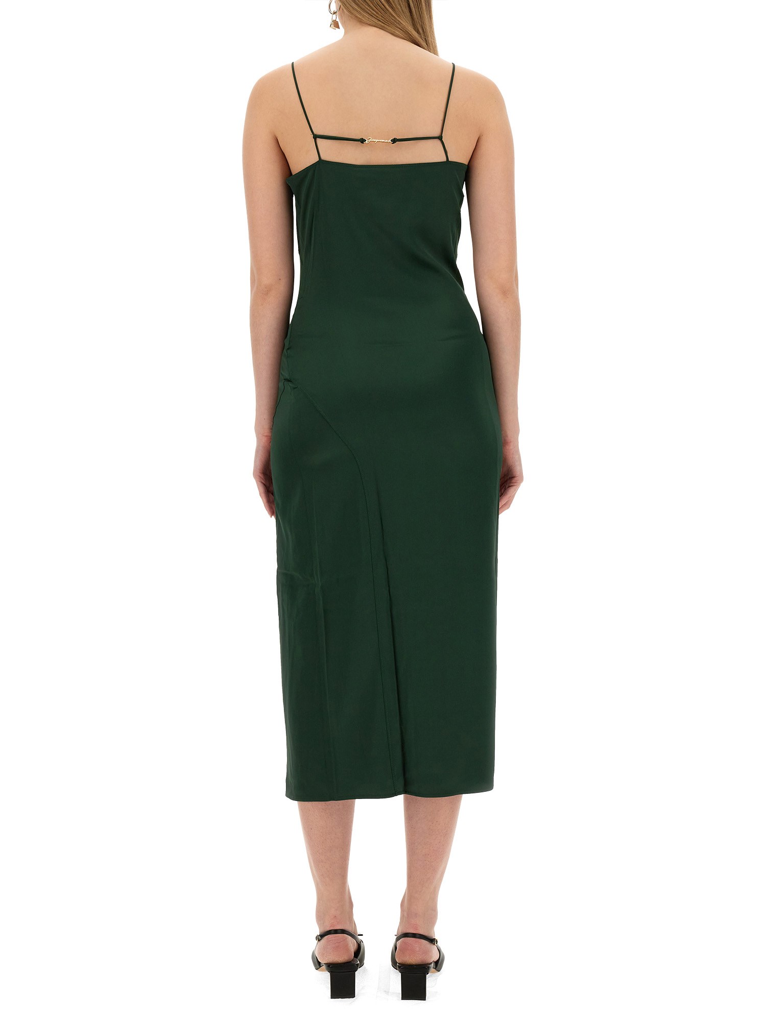 JACQUEMUS    VISCOSE KNIT NIGHT DRESS