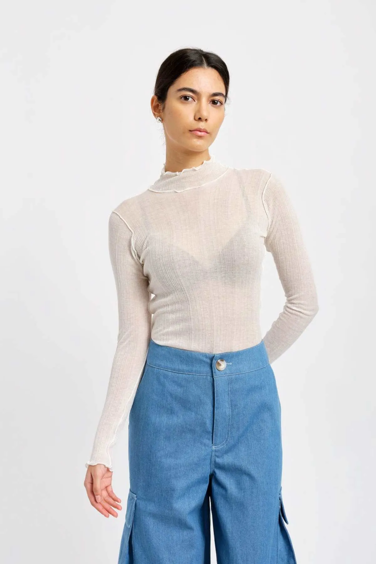 Jane Turtleneck - White