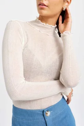 Jane Turtleneck - White