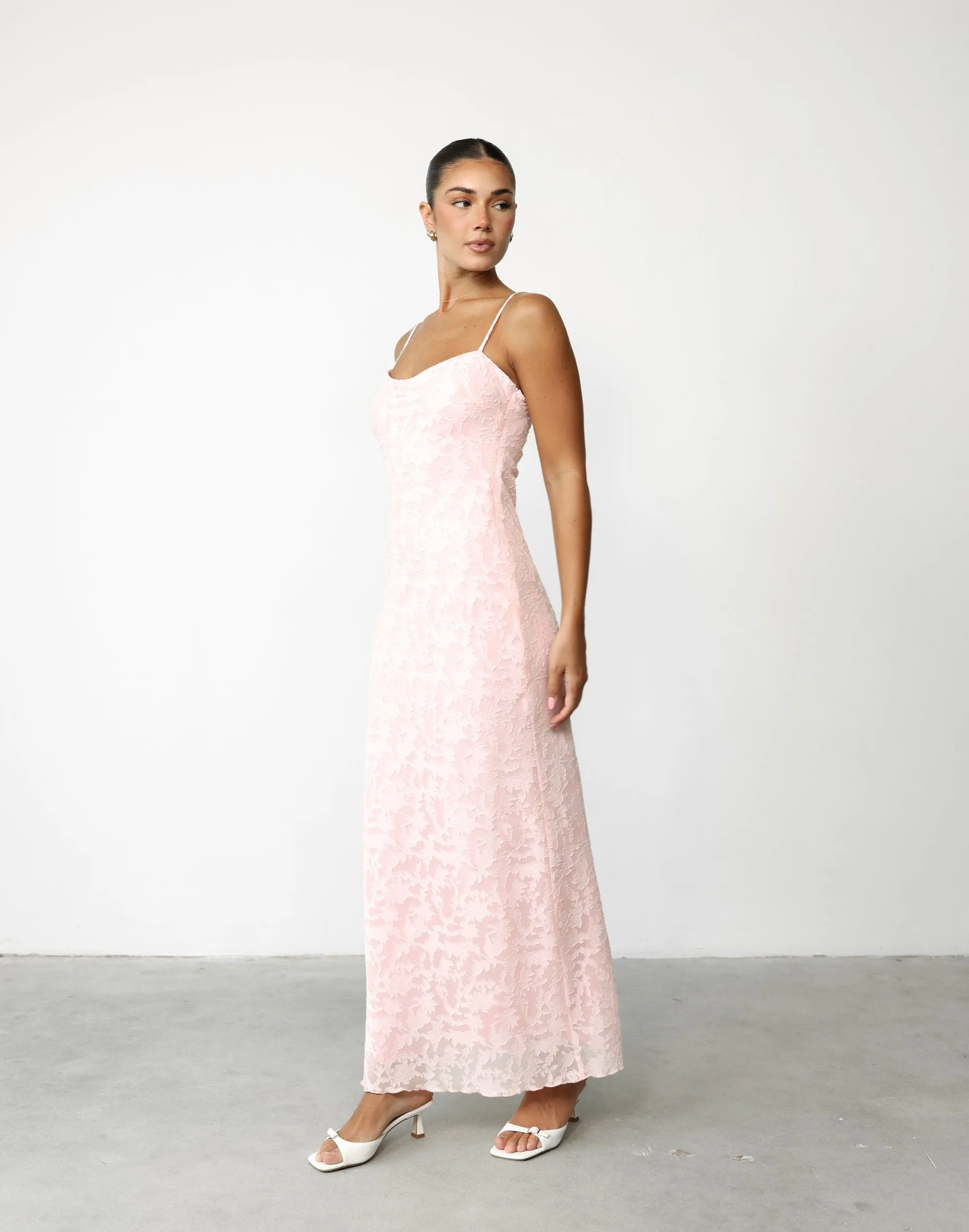 Juliet Maxi Dress (Blush)