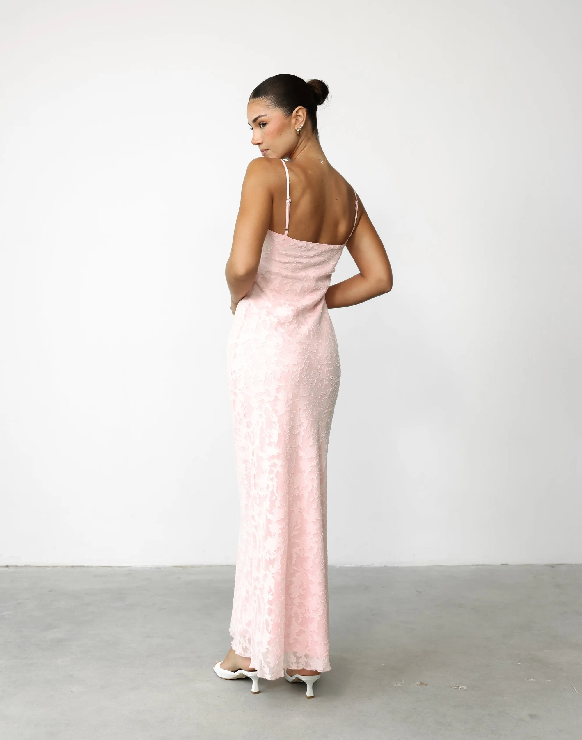 Juliet Maxi Dress (Blush)