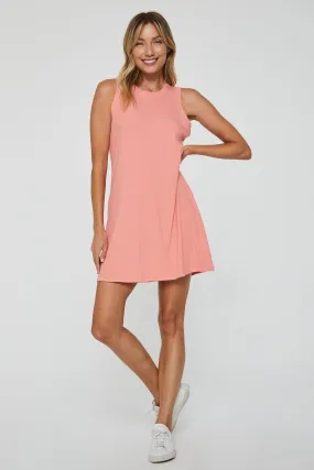 Justine Dress - Burnt Coral