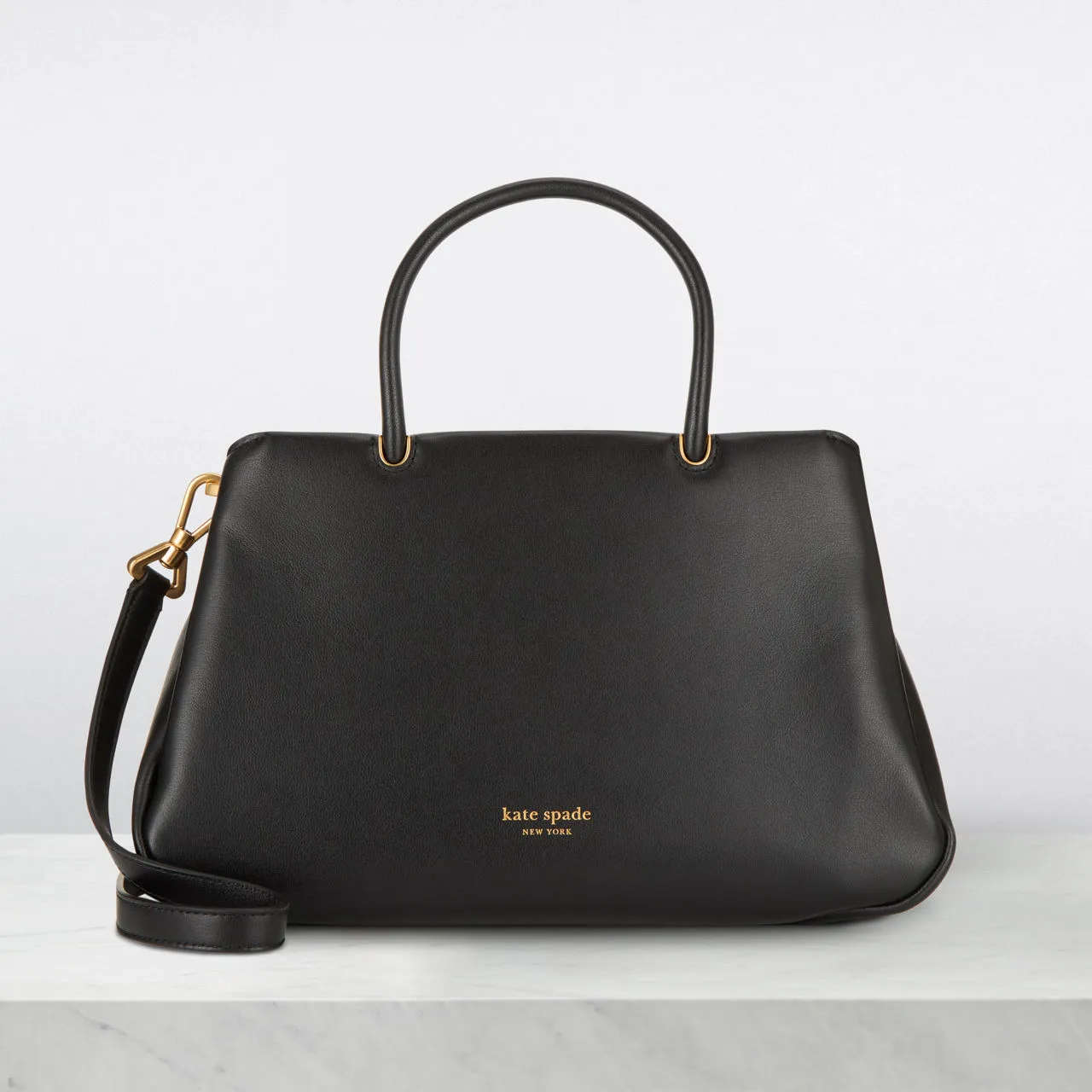 KATE SPADE NEW YORK Grace Satchel Crossbody Bag - Black