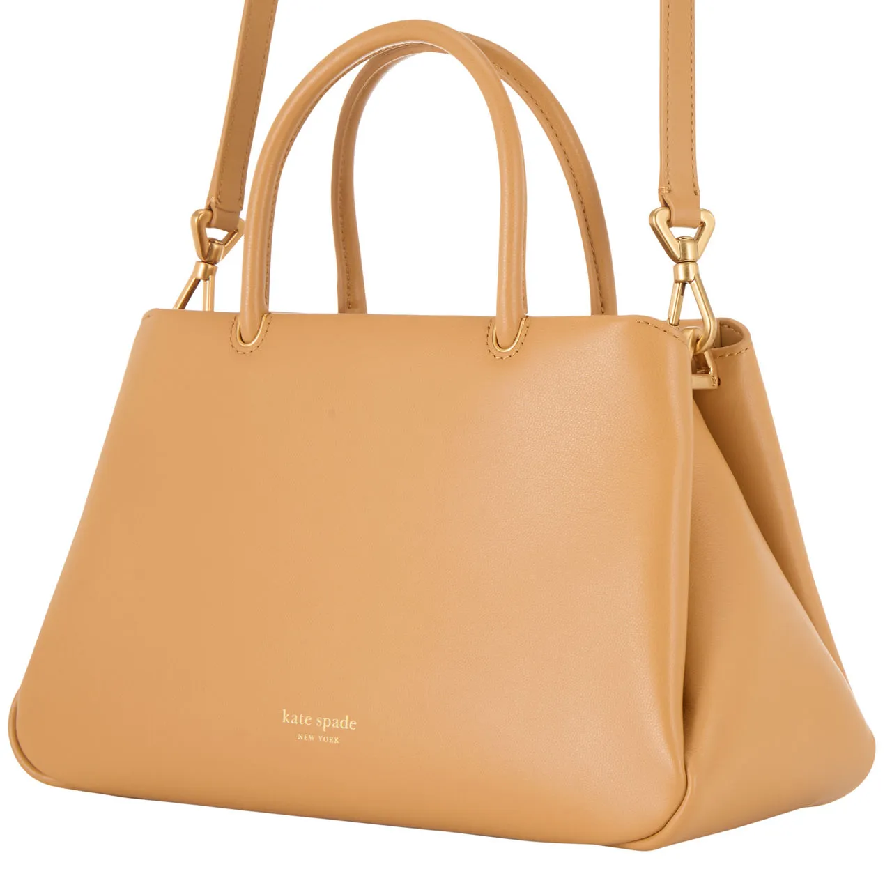 KATE SPADE NEW YORK Grace Satchel Crossbody Bag - Caramel Corn