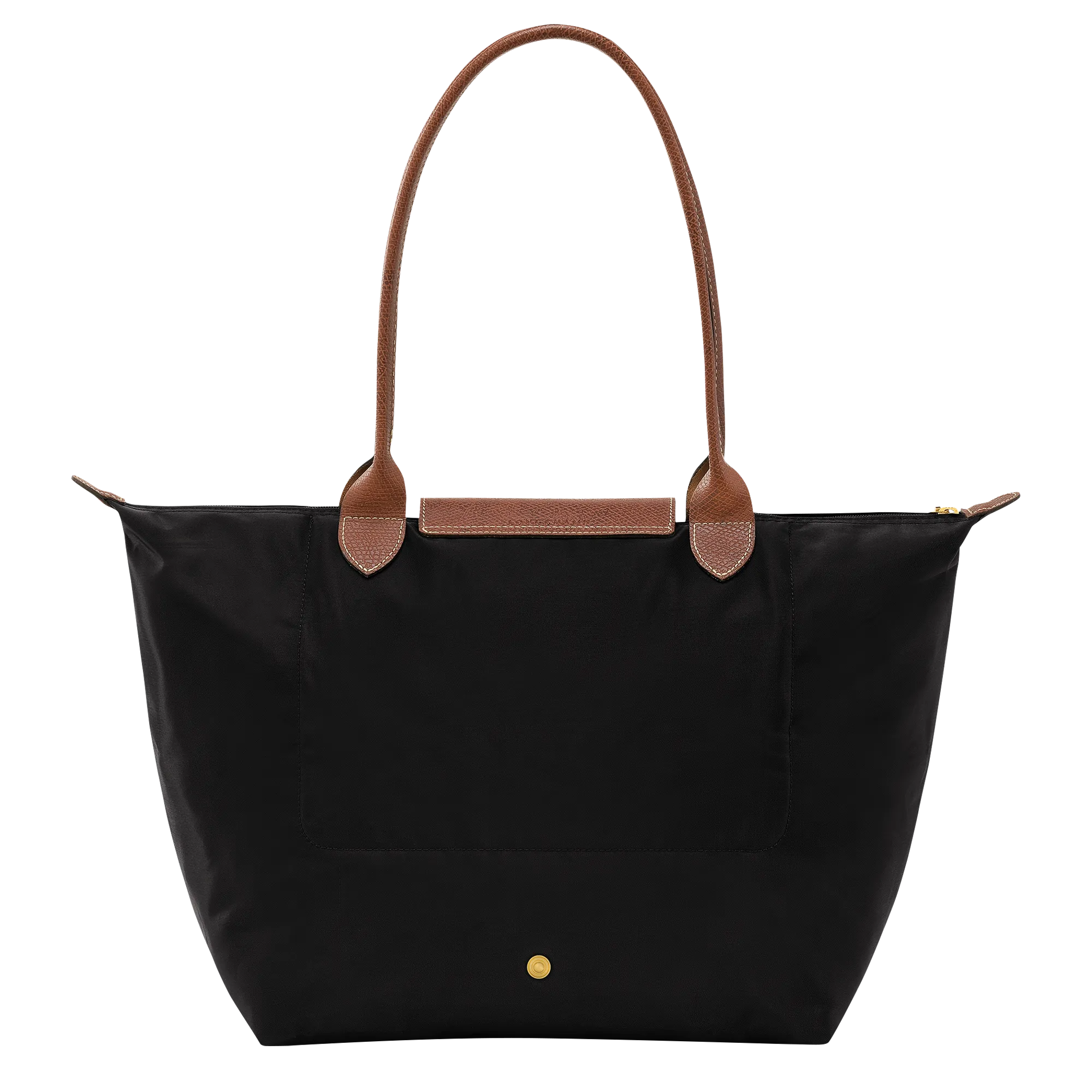 Le Pliage Original L Tote bag Black - Recycled canvas