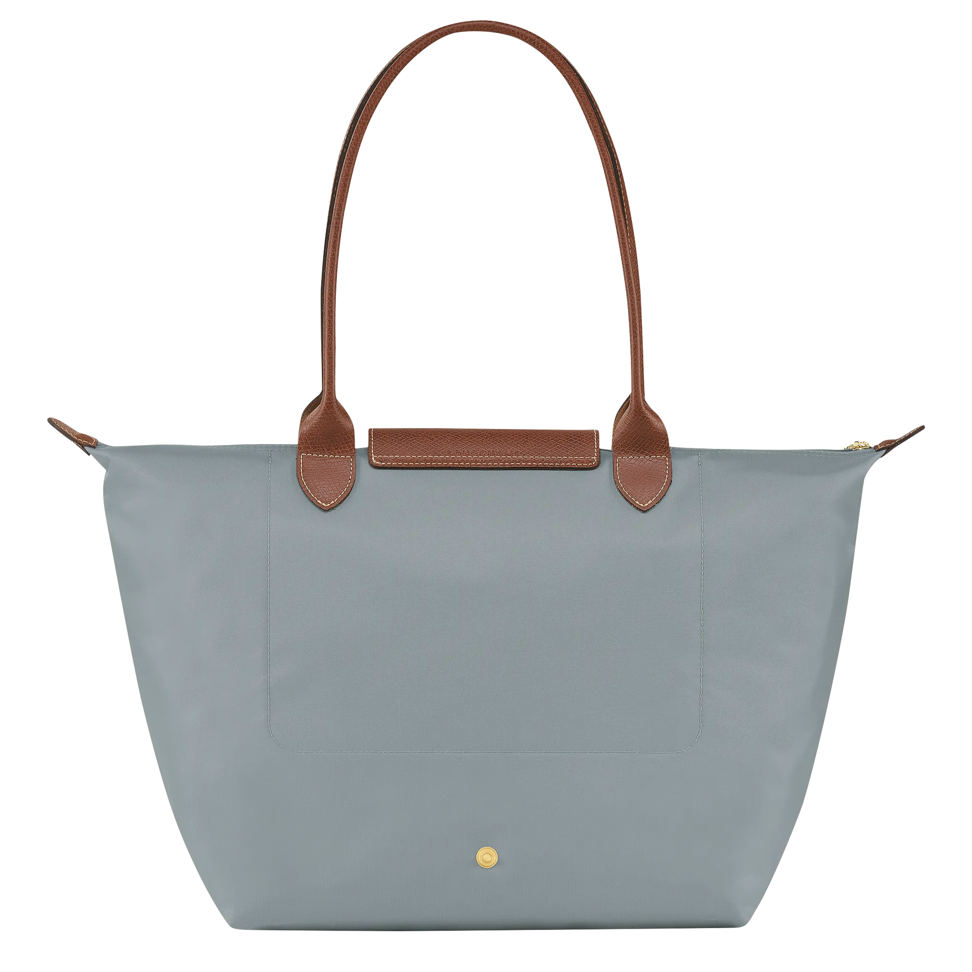 Le Pliage Original L Tote bag Steel - Recycled canvas