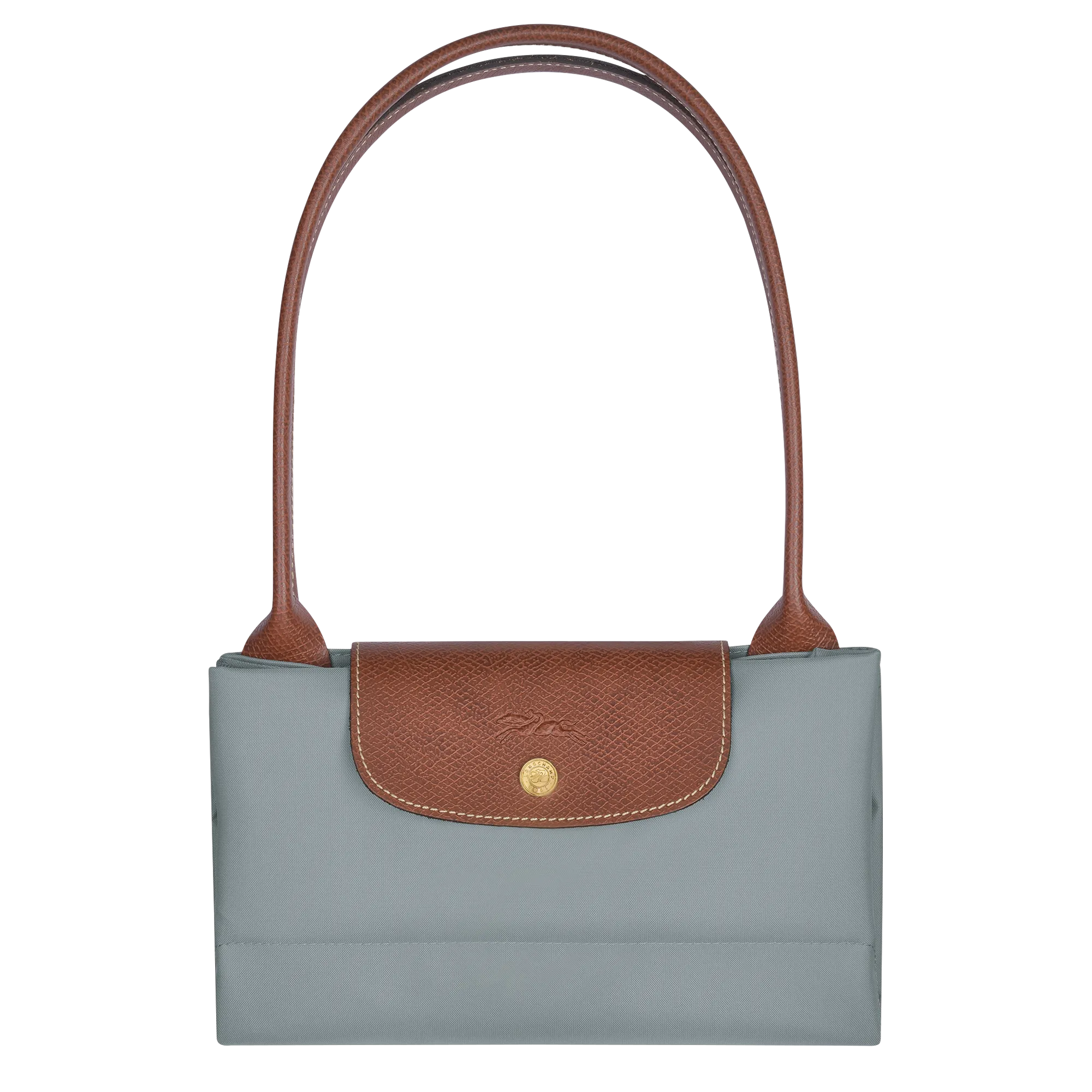 Le Pliage Original L Tote bag Steel - Recycled canvas