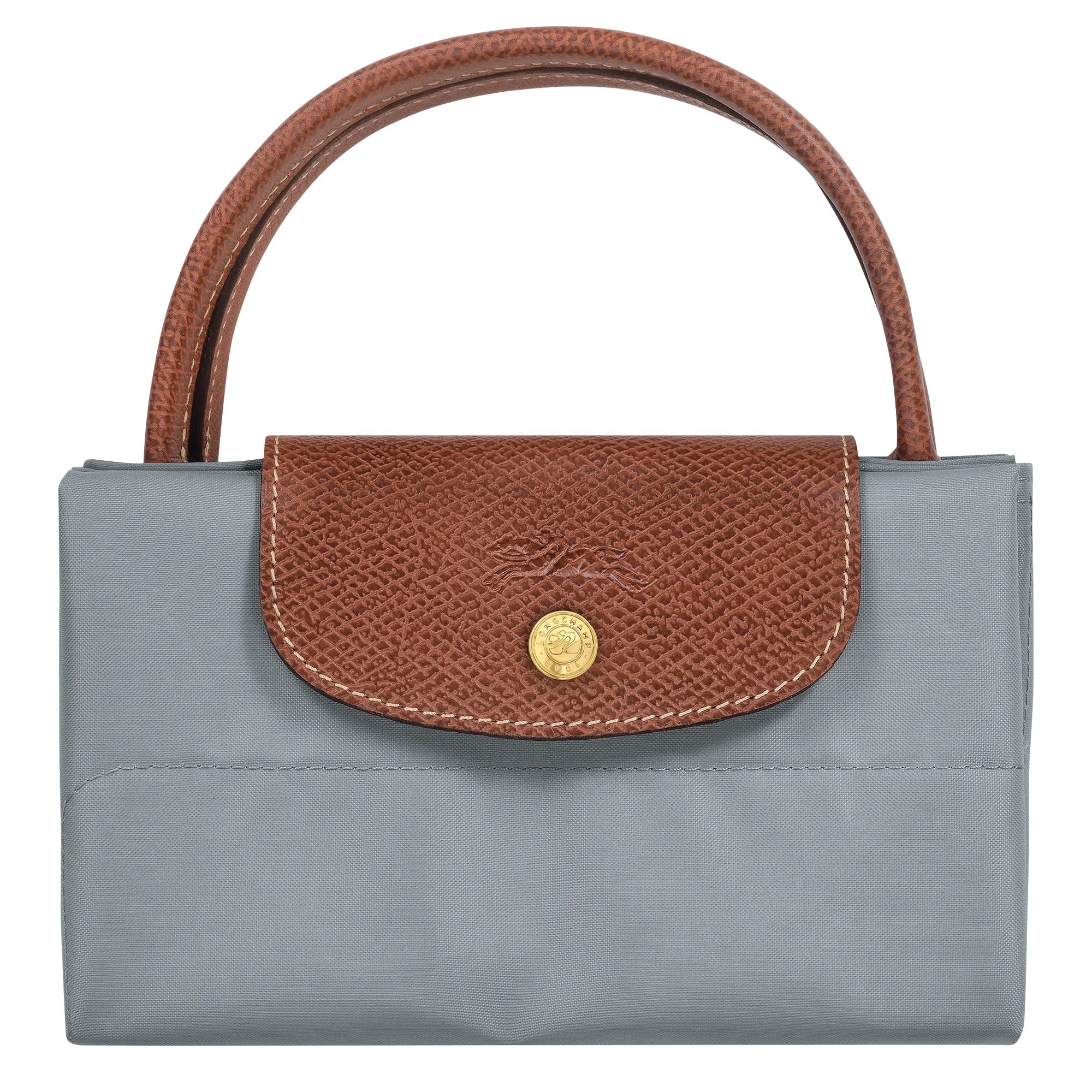 Le Pliage Original M Tote bag Steel - Canvas