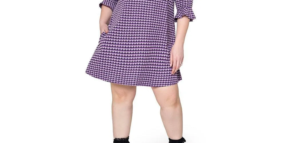 Leota Women's Connie Dress Purple Size 2X