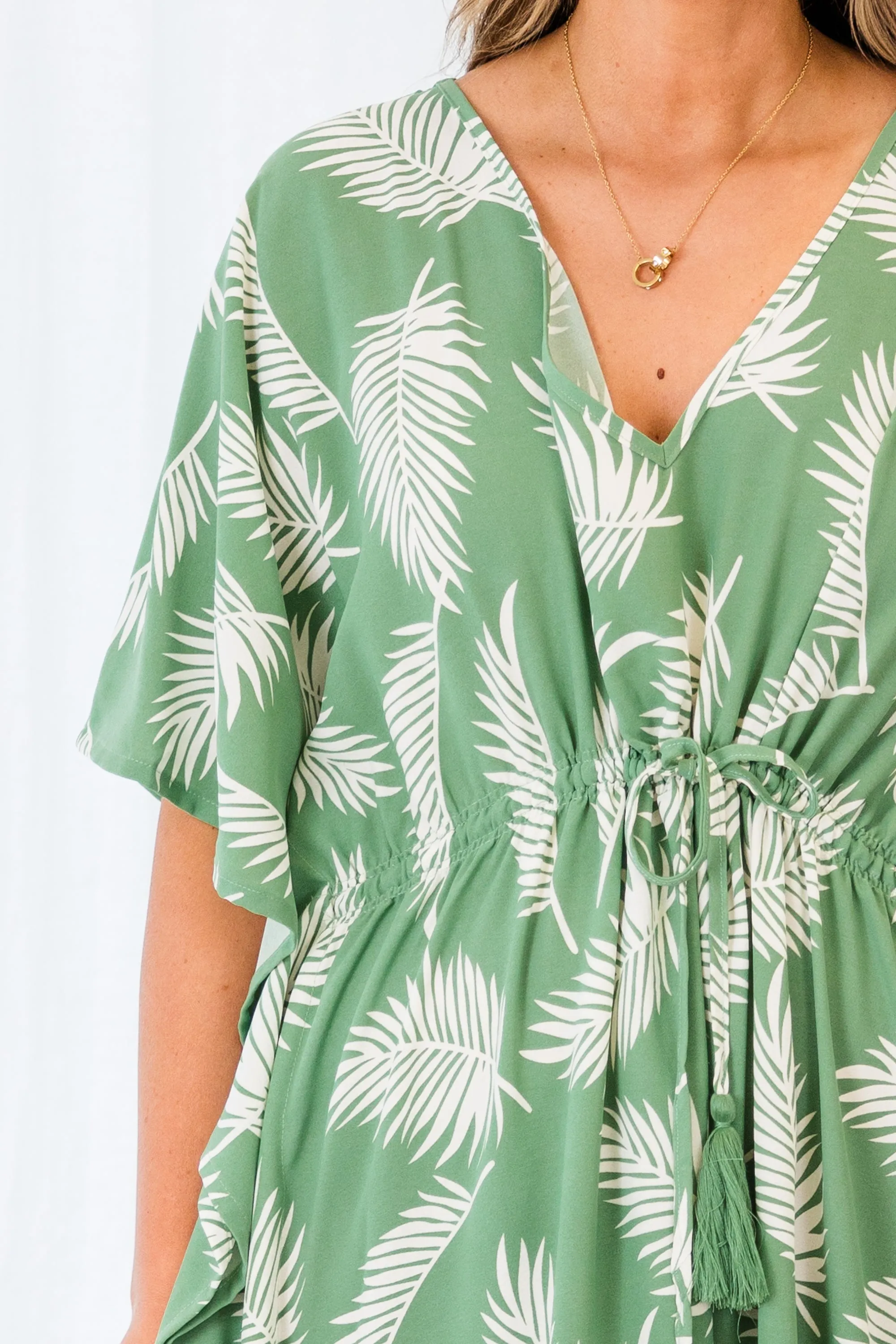 Living In The Sun Maxi Dress, Green