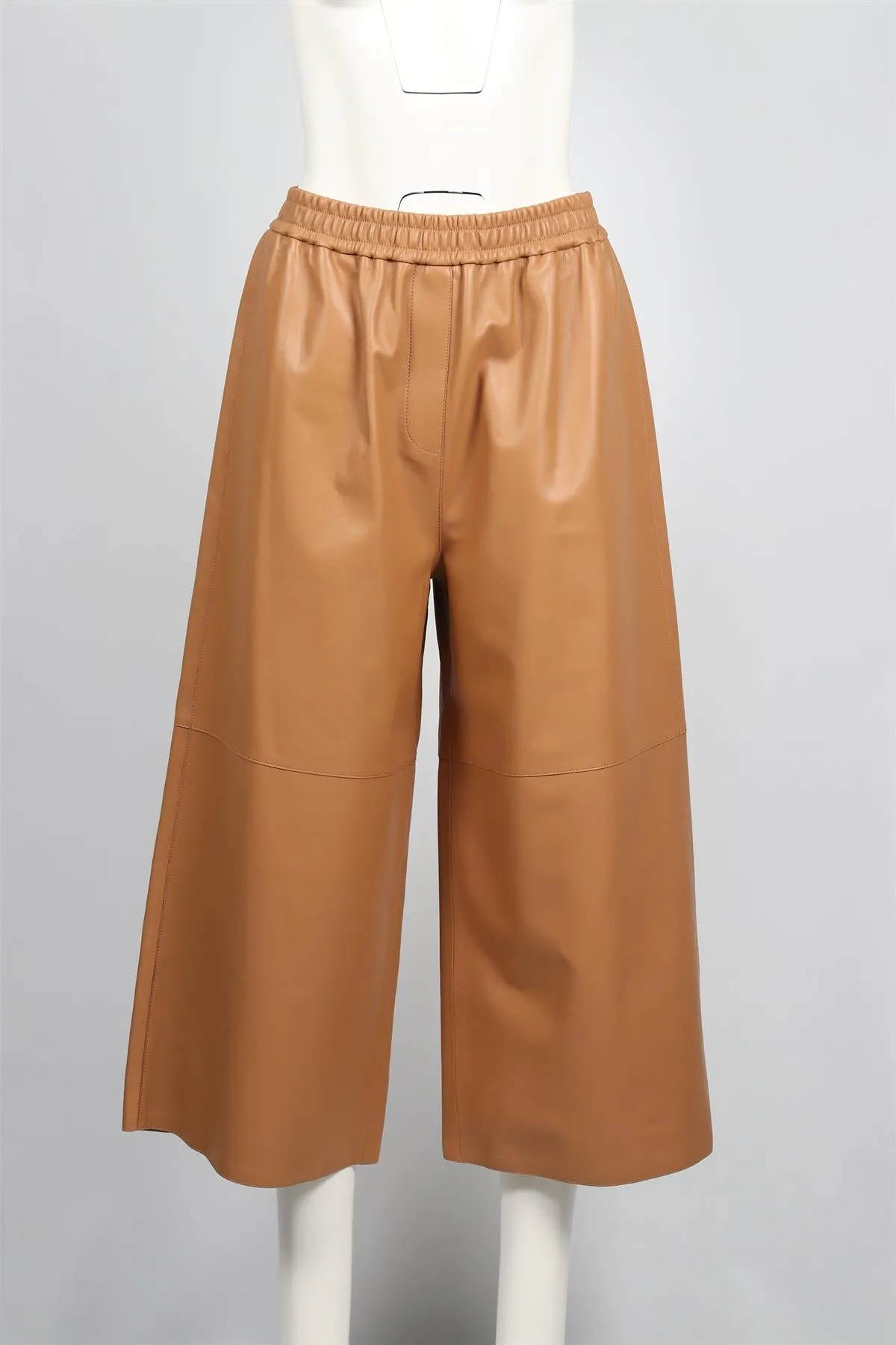 LOEWE TAN LEATHER CULOTTES XLARGE