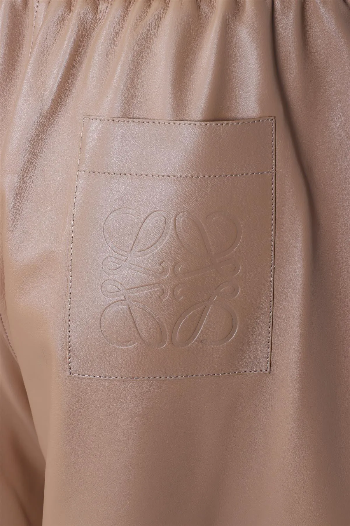 LOEWE TAN LEATHER CULOTTES XLARGE