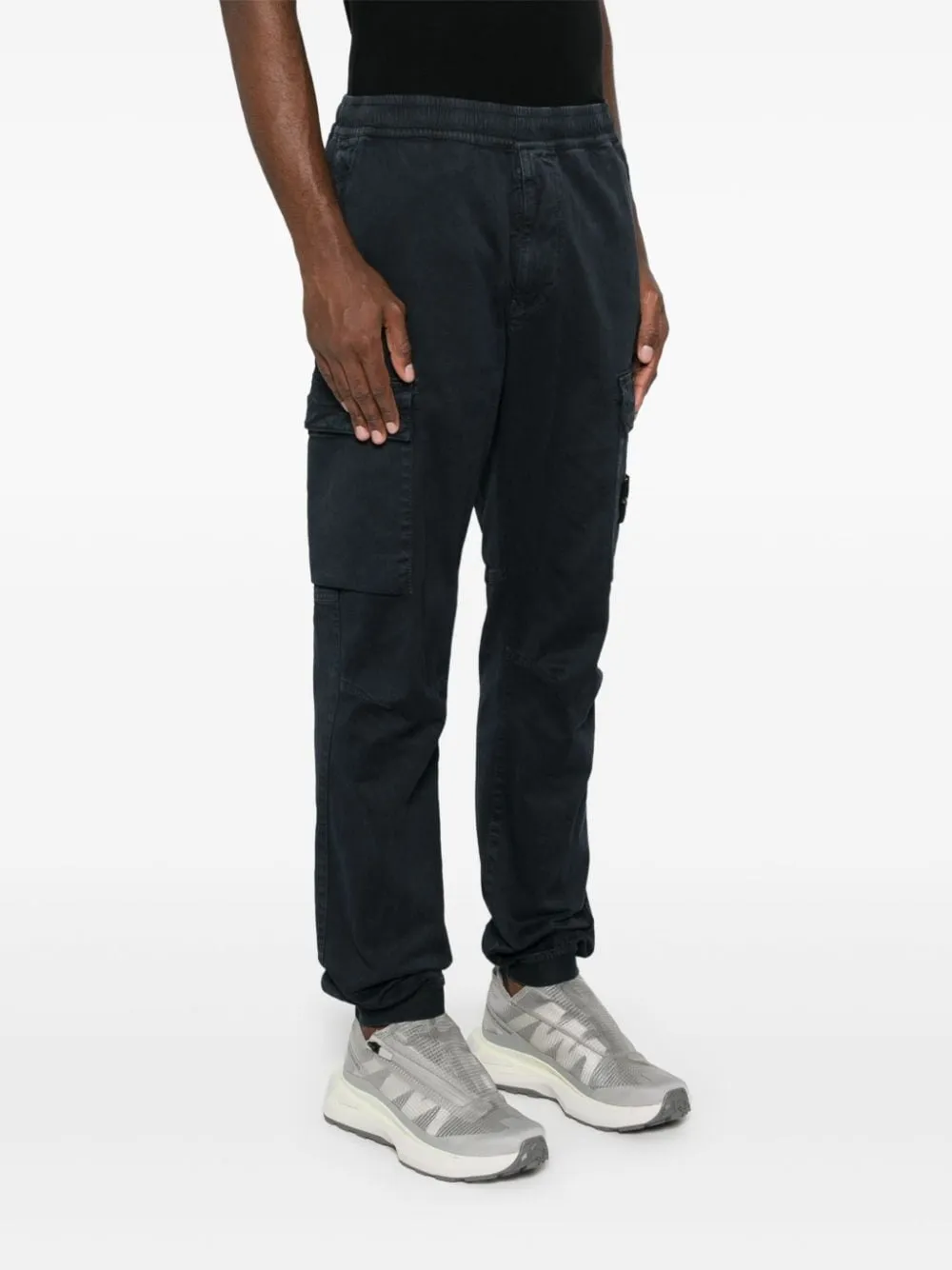 LOGO COTTON CARGO TROUSERS