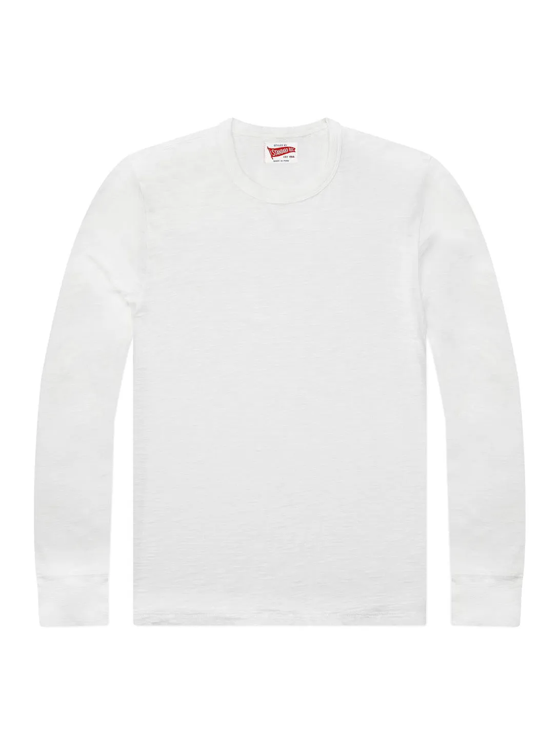 Long Sleeve Slub Tee - Arctic White