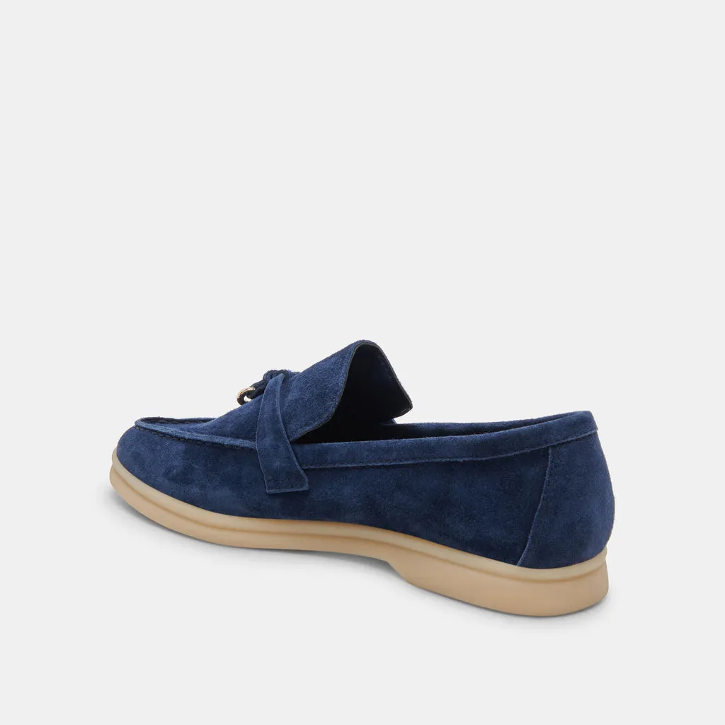 LONZO FLATS NAVY SUEDE– Dolce Vita 6946850340930