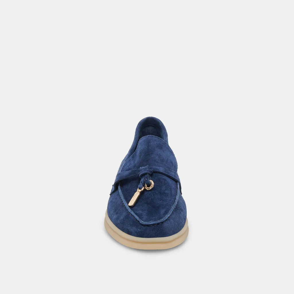 LONZO FLATS NAVY SUEDE– Dolce Vita 6946850340930