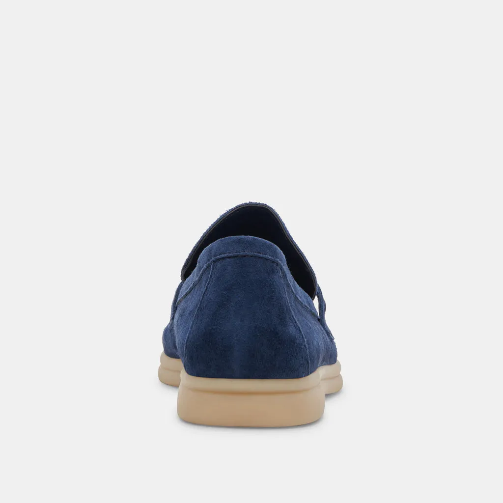 LONZO FLATS NAVY SUEDE– Dolce Vita 6946850340930