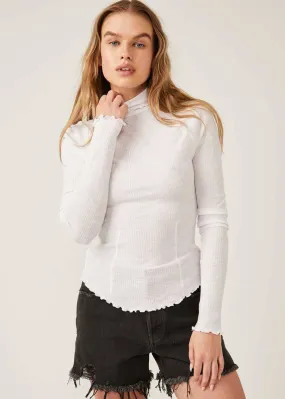 Make It Easy Thermal Turtleneck - Ivory