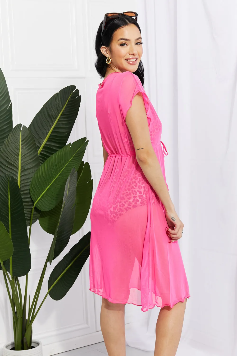 MARIANA BEACH COVER UP - PINK