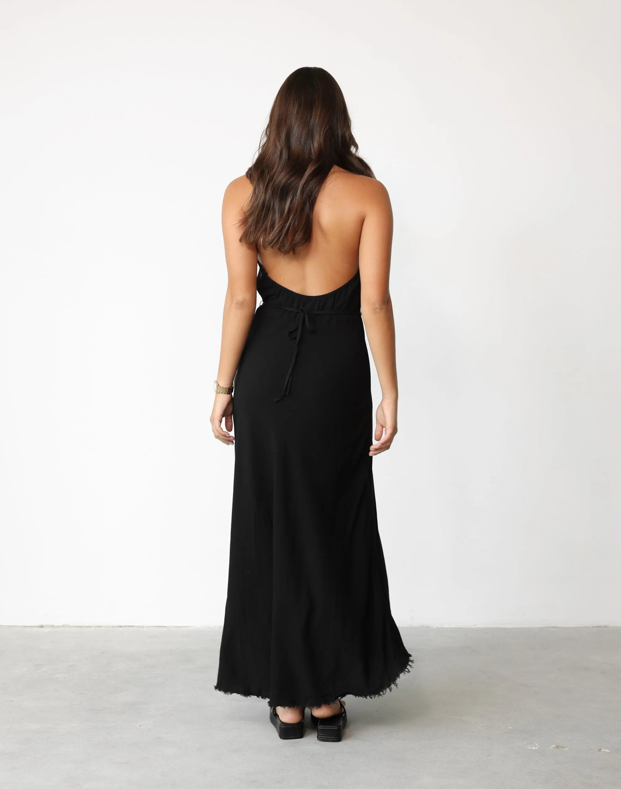 Marjorie Maxi Dress (Black)