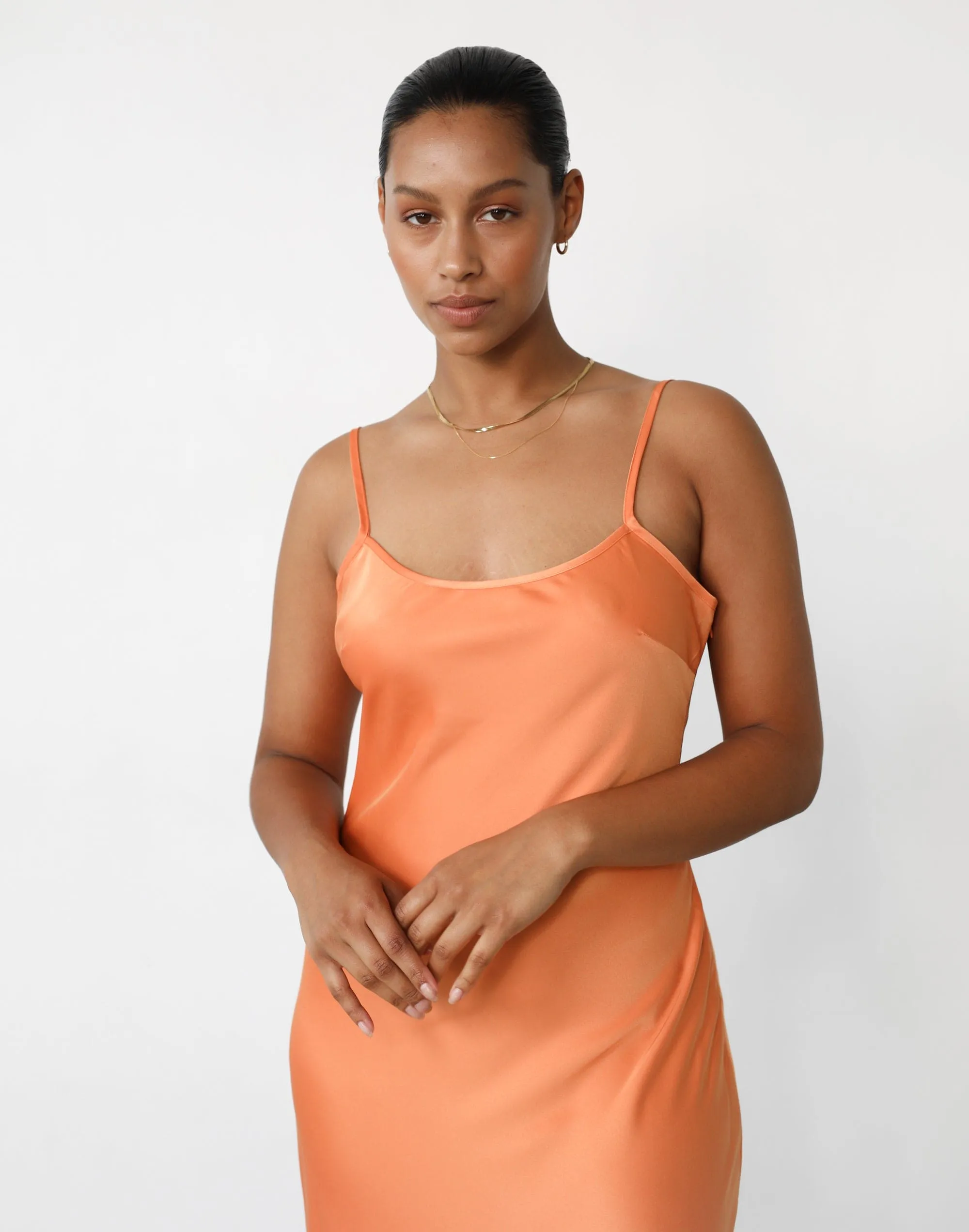 Martha Maxi Dress (Tangerine)