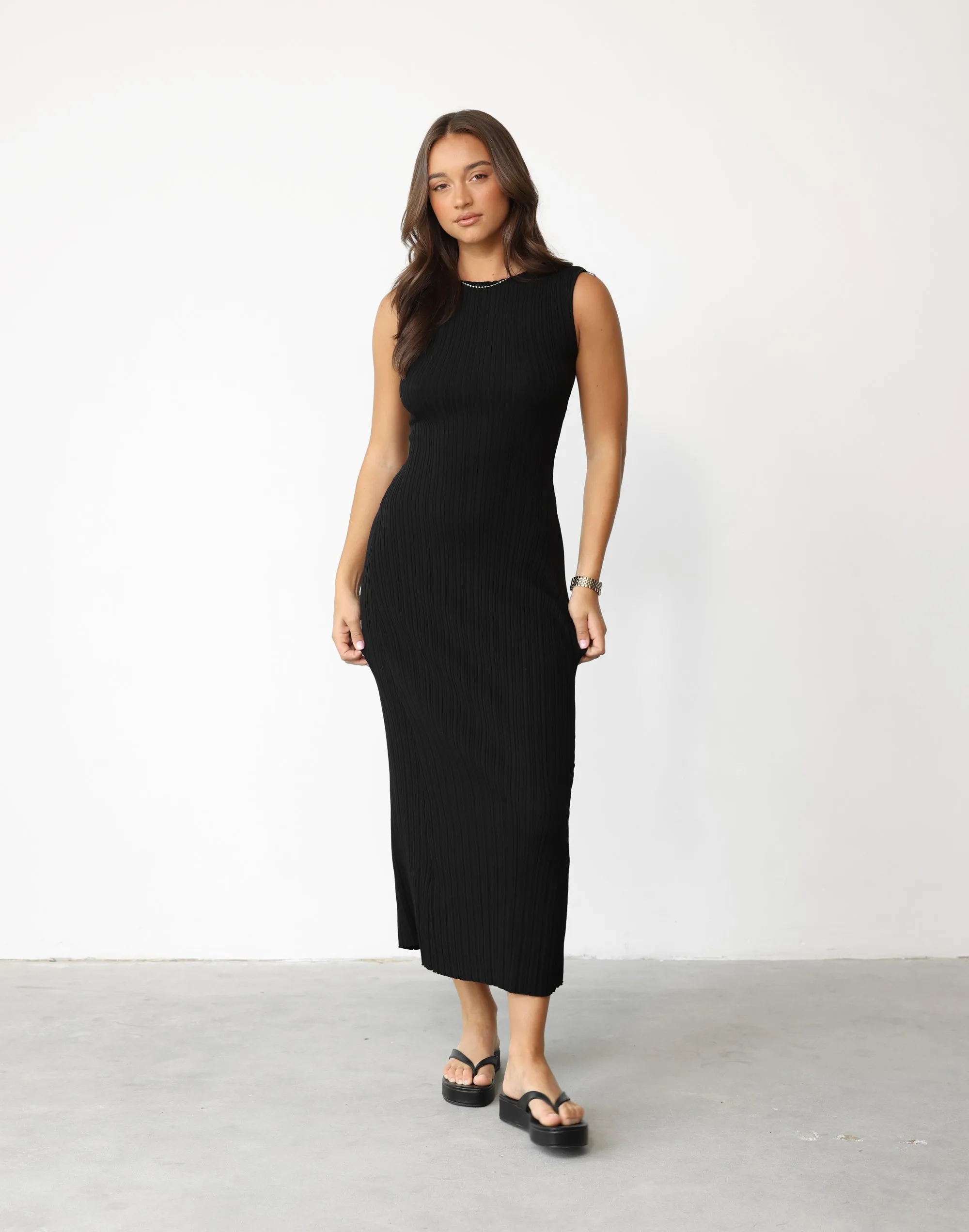 Melissa Maxi Dress (Black)