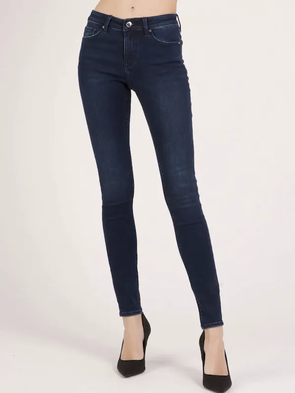 Met Jeans Donna – M7 Kate – Skinny Fit  Blu Scuro- Vita Alta