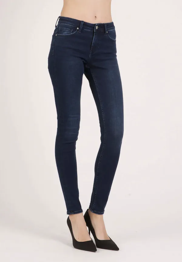 Met Jeans Donna – M7 Kate – Skinny Fit  Blu Scuro- Vita Alta