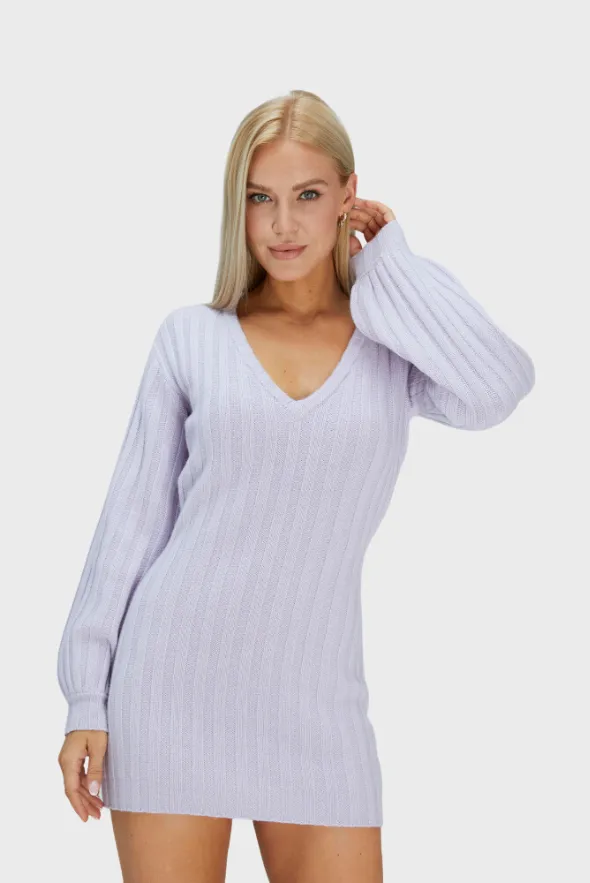 Mini Merino Cashmere Sweater Dress