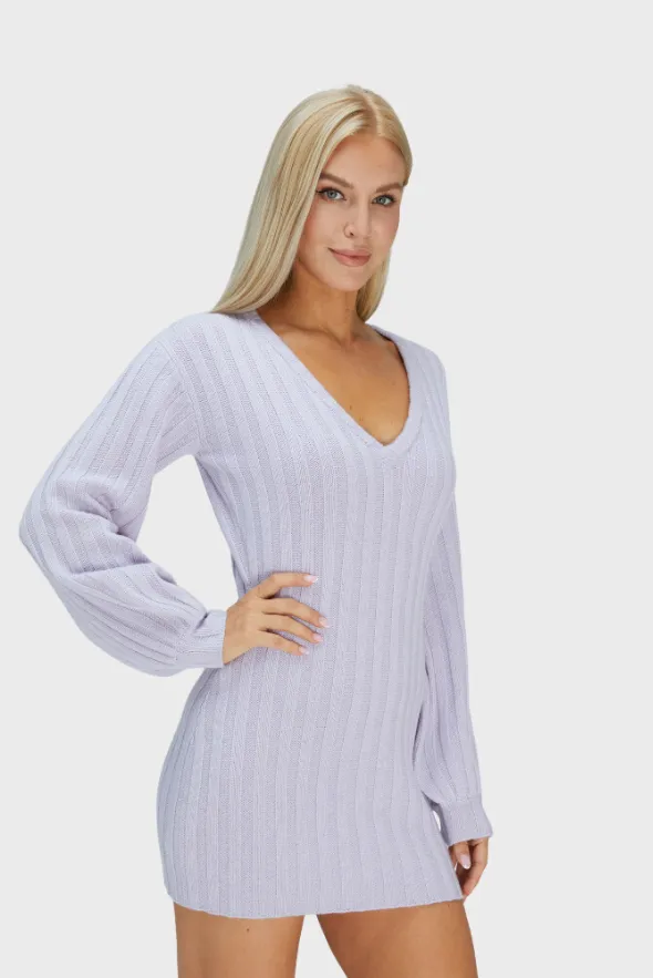 Mini Merino Cashmere Sweater Dress