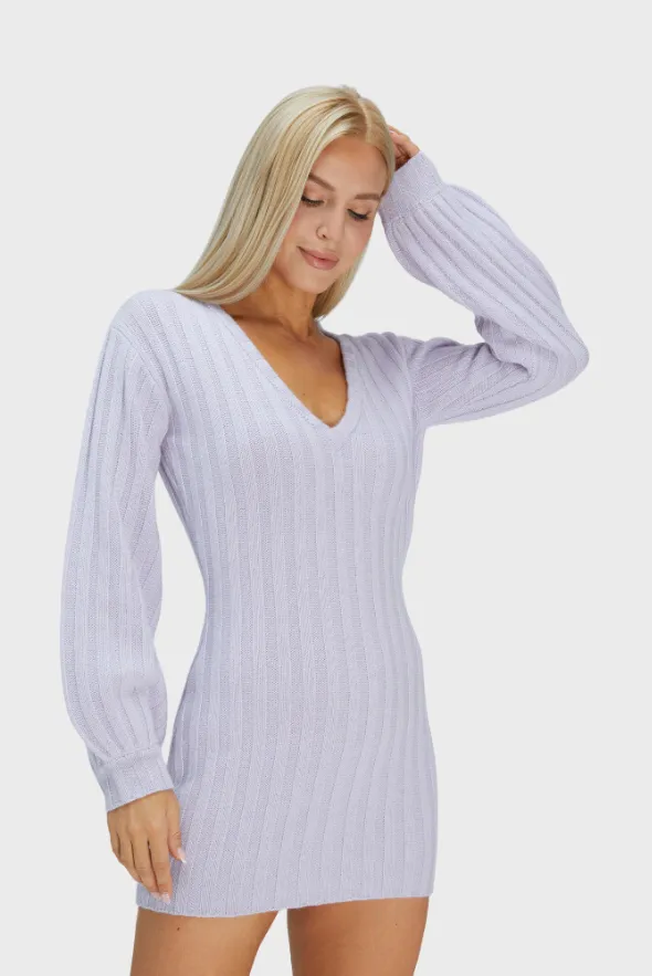 Mini Merino Cashmere Sweater Dress