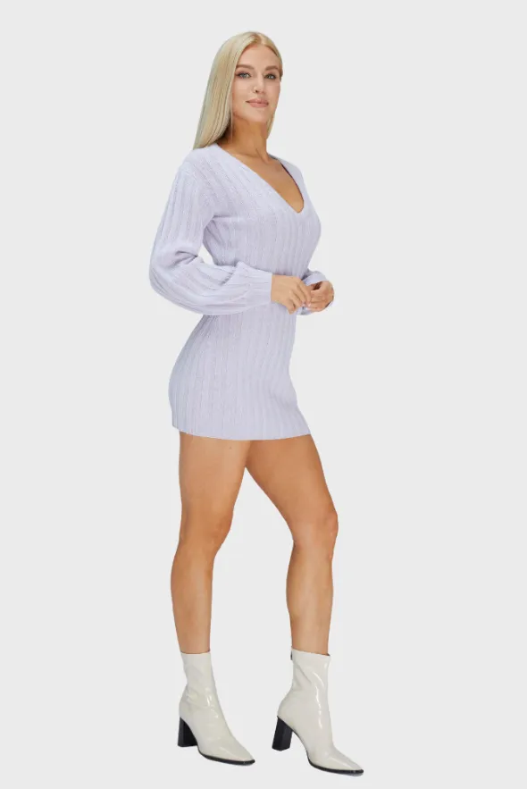 Mini Merino Cashmere Sweater Dress