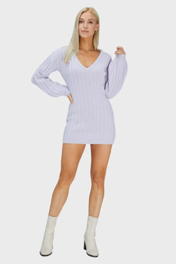 Mini Merino Cashmere Sweater Dress