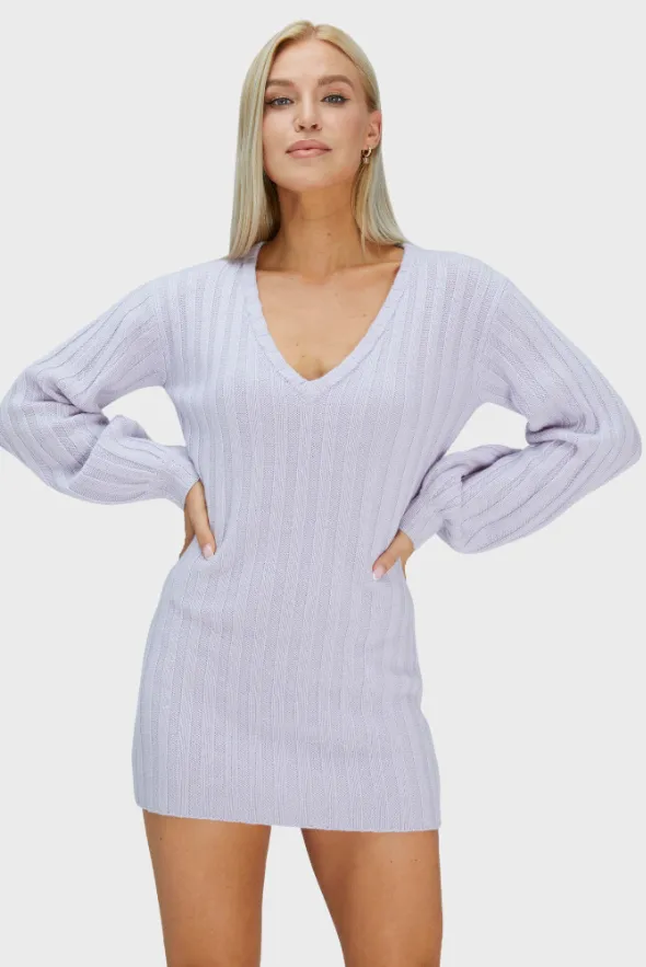 Mini Merino Cashmere Sweater Dress