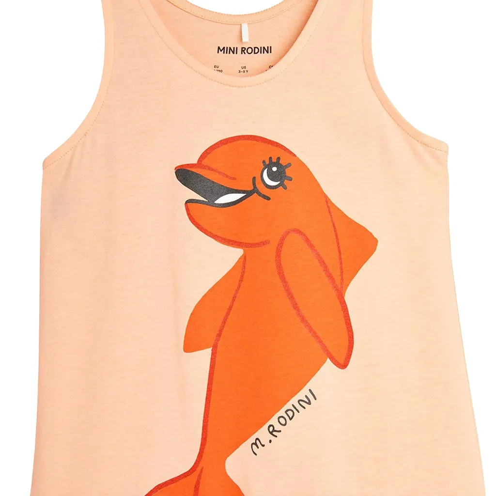 Mini Rodini Child Dolphin Tank Dress Pink