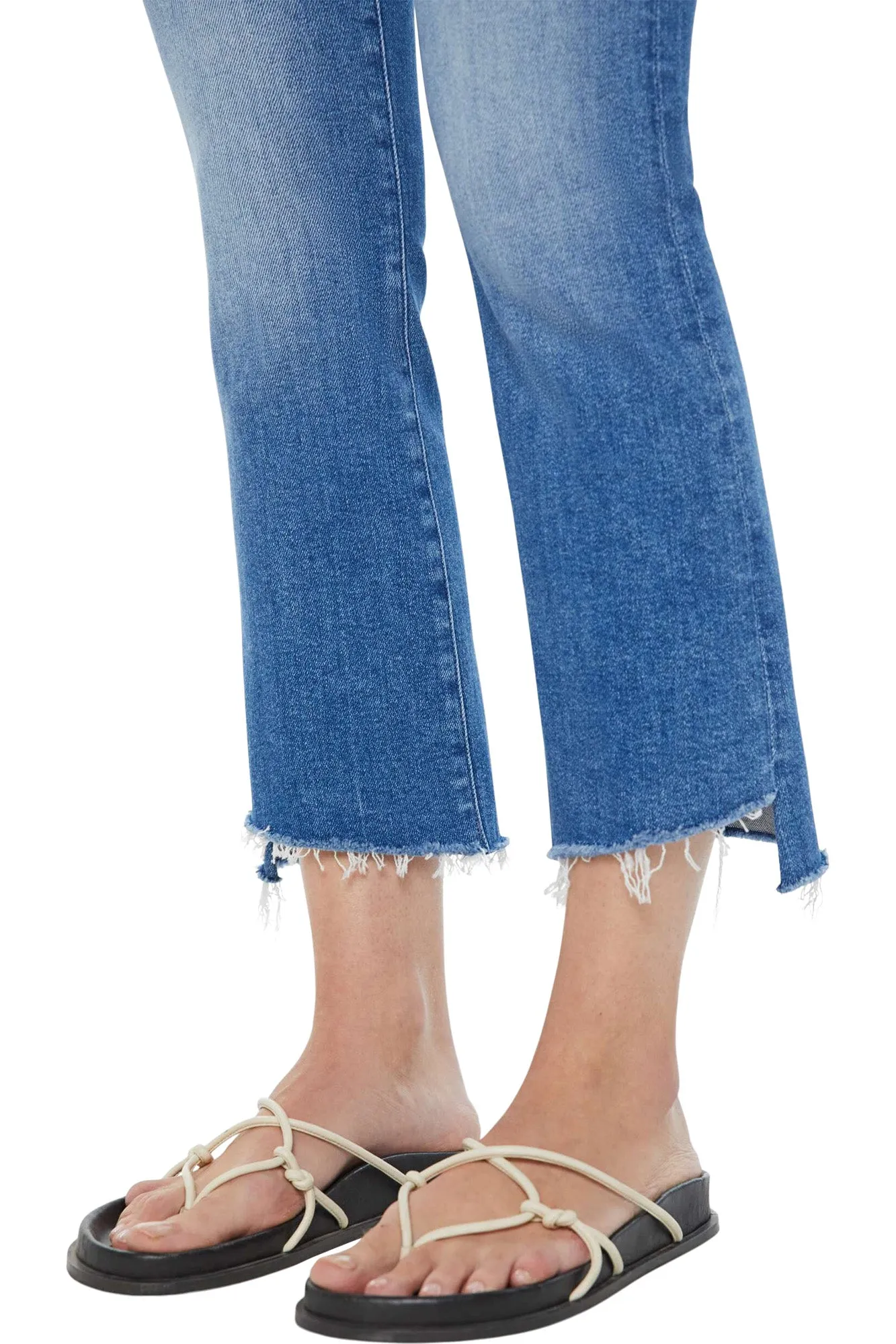 MOTHER Denim Insider Crop Step Fray in Different Strokes