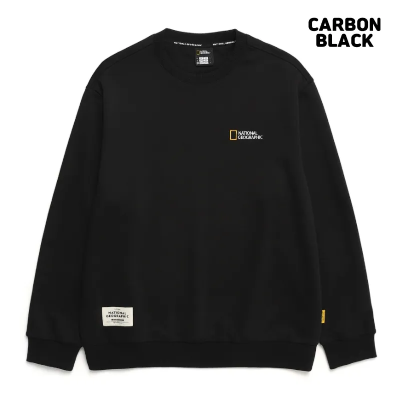 NATIONAL GEOGRAPHIC  |Unisex Street Style Long Sleeves Logo Sweatshirts