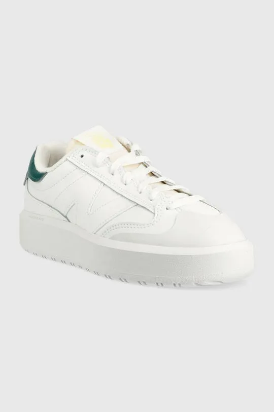 New Balance leather sneakers CT302LF white color