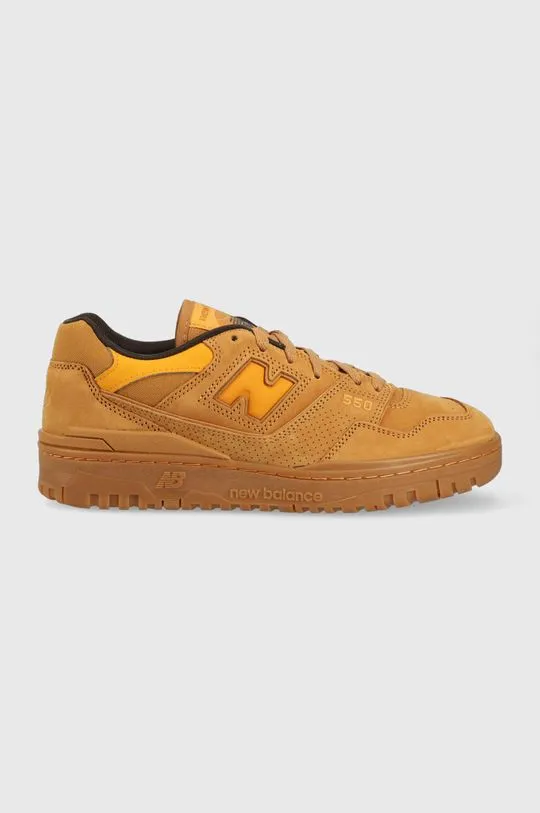 New Balance suede sneakers BB550WEA brown color