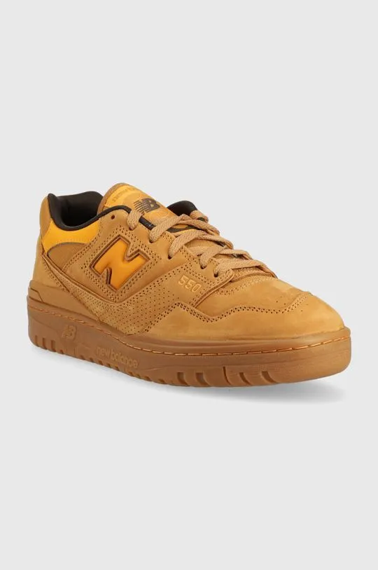 New Balance suede sneakers BB550WEA brown color