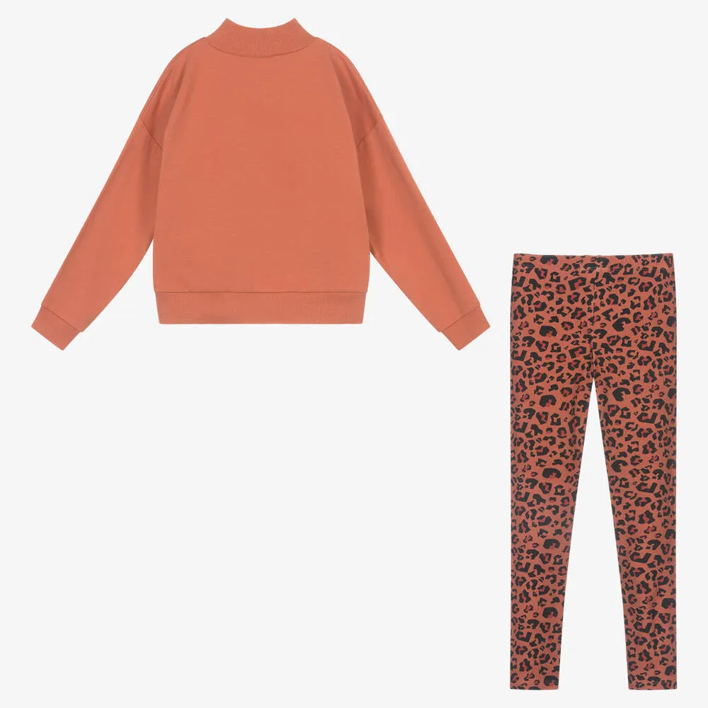 Orange Leggings Set