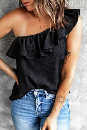 Paige One Shoulder Tank Top